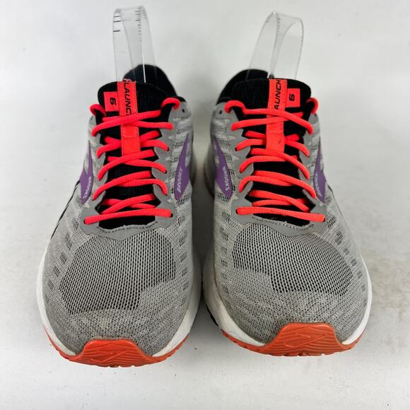 Brooks Launch 6 women's size 8.5 black pink purple athletic running sneakers - Picture 4 of 13